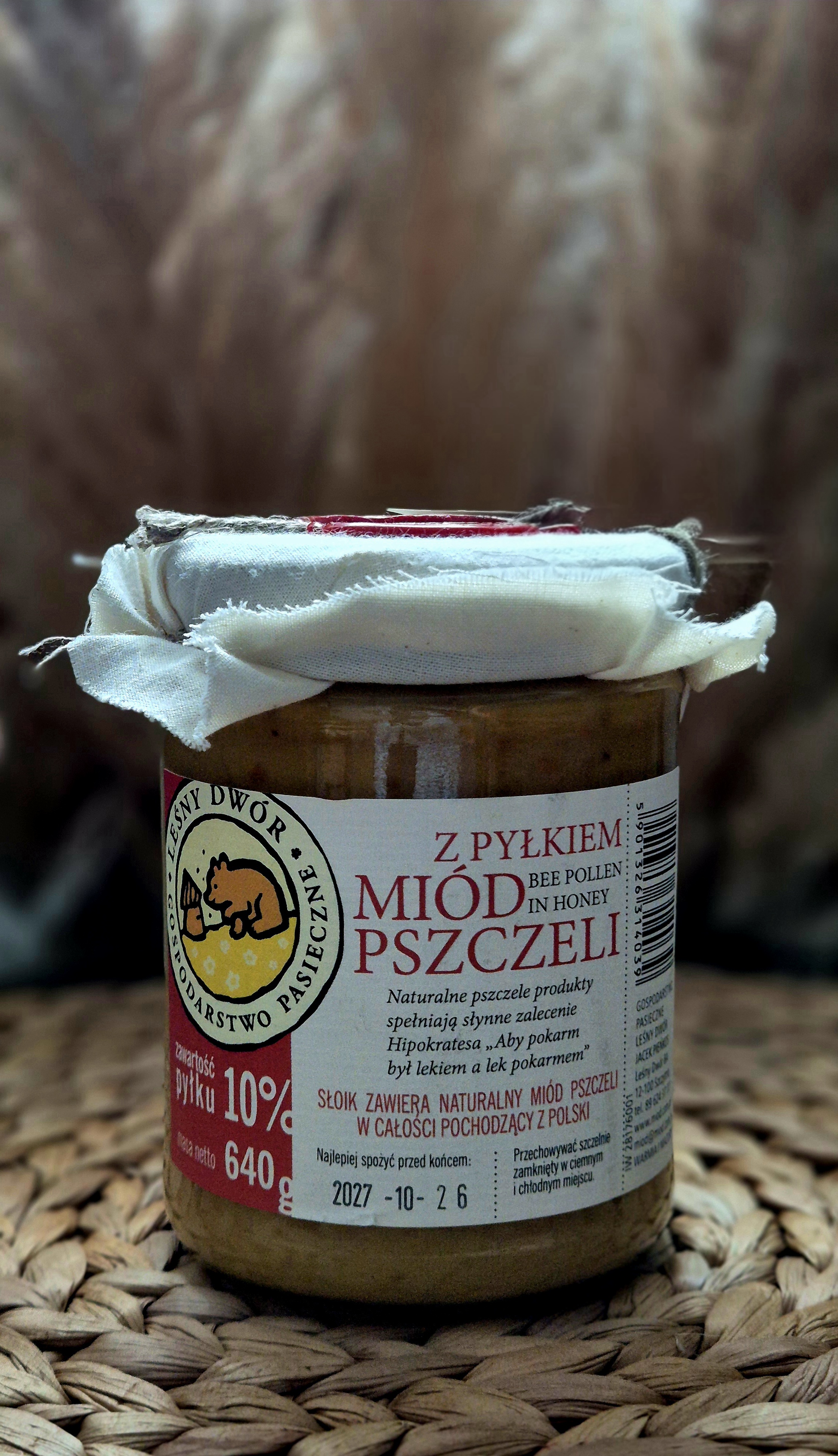 Honey with Bee Pollen